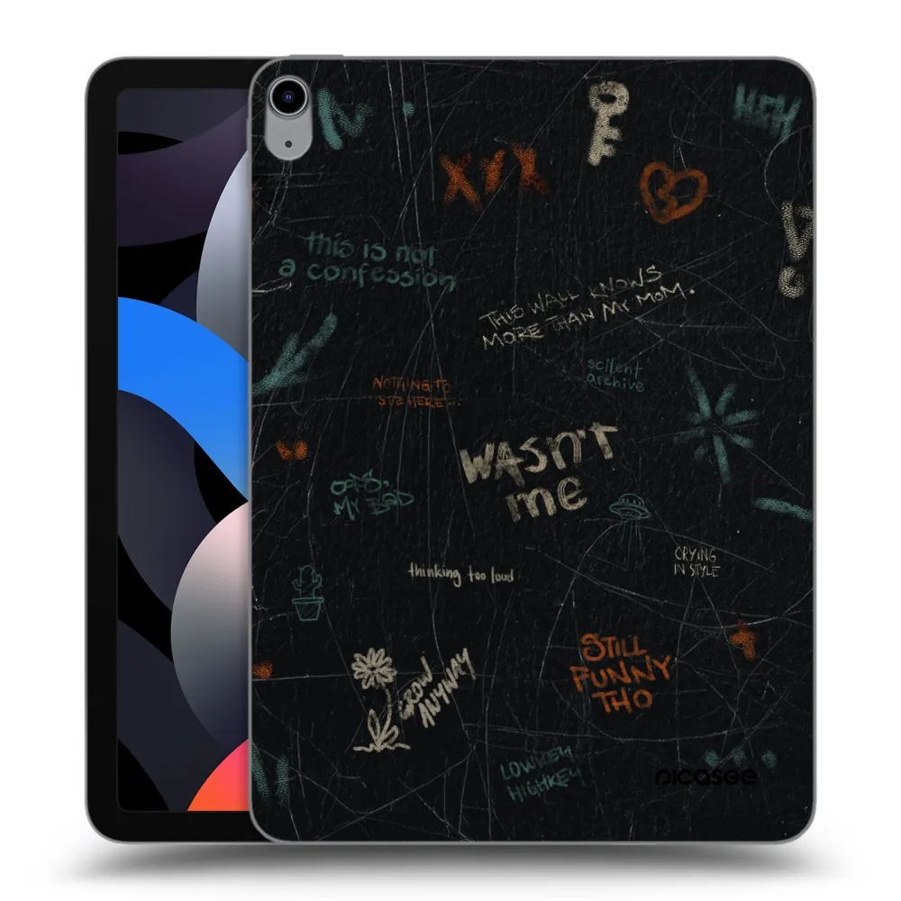 Picasee silikonski prozorni ovitek za Apple iPad Air 4 10.9" 2020 - CONFESSION