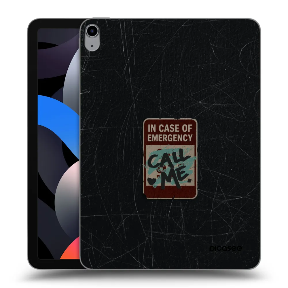 Picasee silikonski prozorni ovitek za Apple iPad Air 4 10.9" 2020 - EMERGENCY