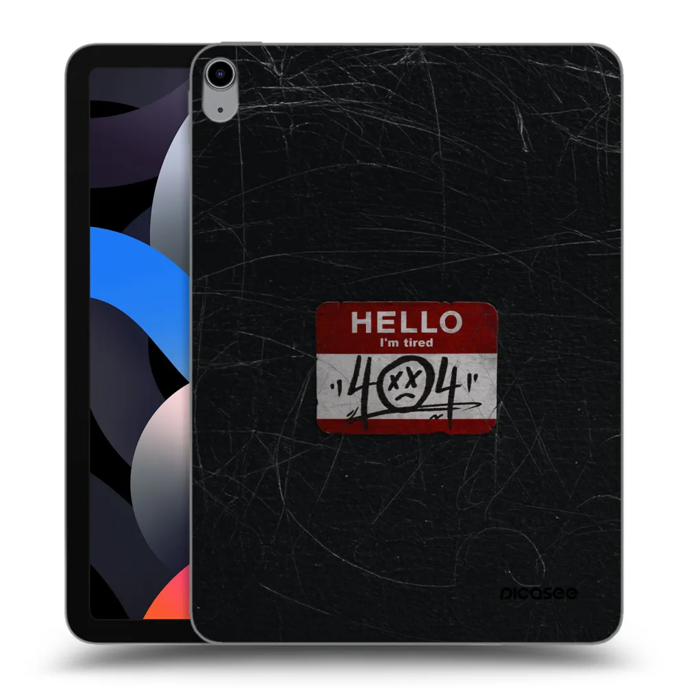 Picasee silikonski prozorni ovitek za Apple iPad Air 4 10.9" 2020 - HELLO 404