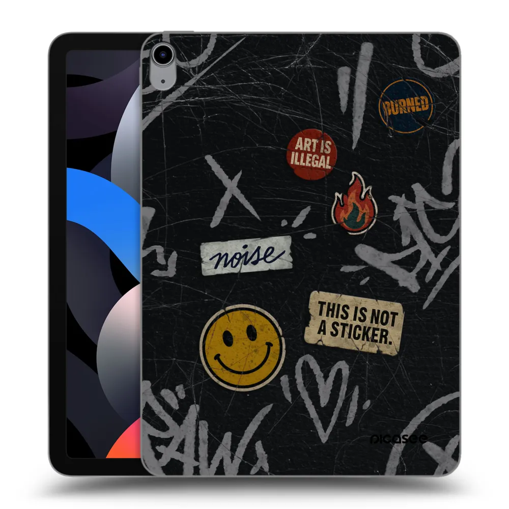 Picasee silikonski prozorni ovitek za Apple iPad Air 4 10.9" 2020 - STICKERS x TAGS