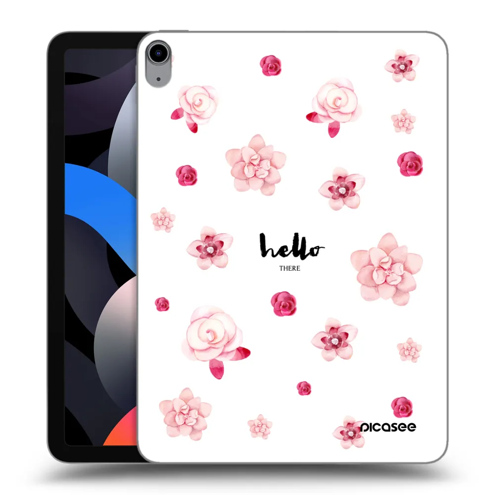 Picasee silikonski prozorni ovitek za Apple iPad Air 4 10.9" 2020 - Hello there