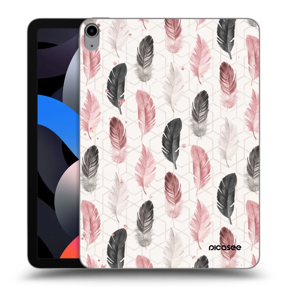 Picasee silikonski prozorni ovitek za Apple iPad Air 4 10.9" 2020 - Feather 2