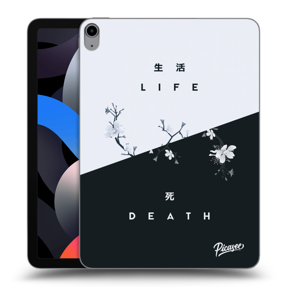 Picasee silikonski črni ovitek za Apple iPad Air 4 10.9" 2020 - Life - Death