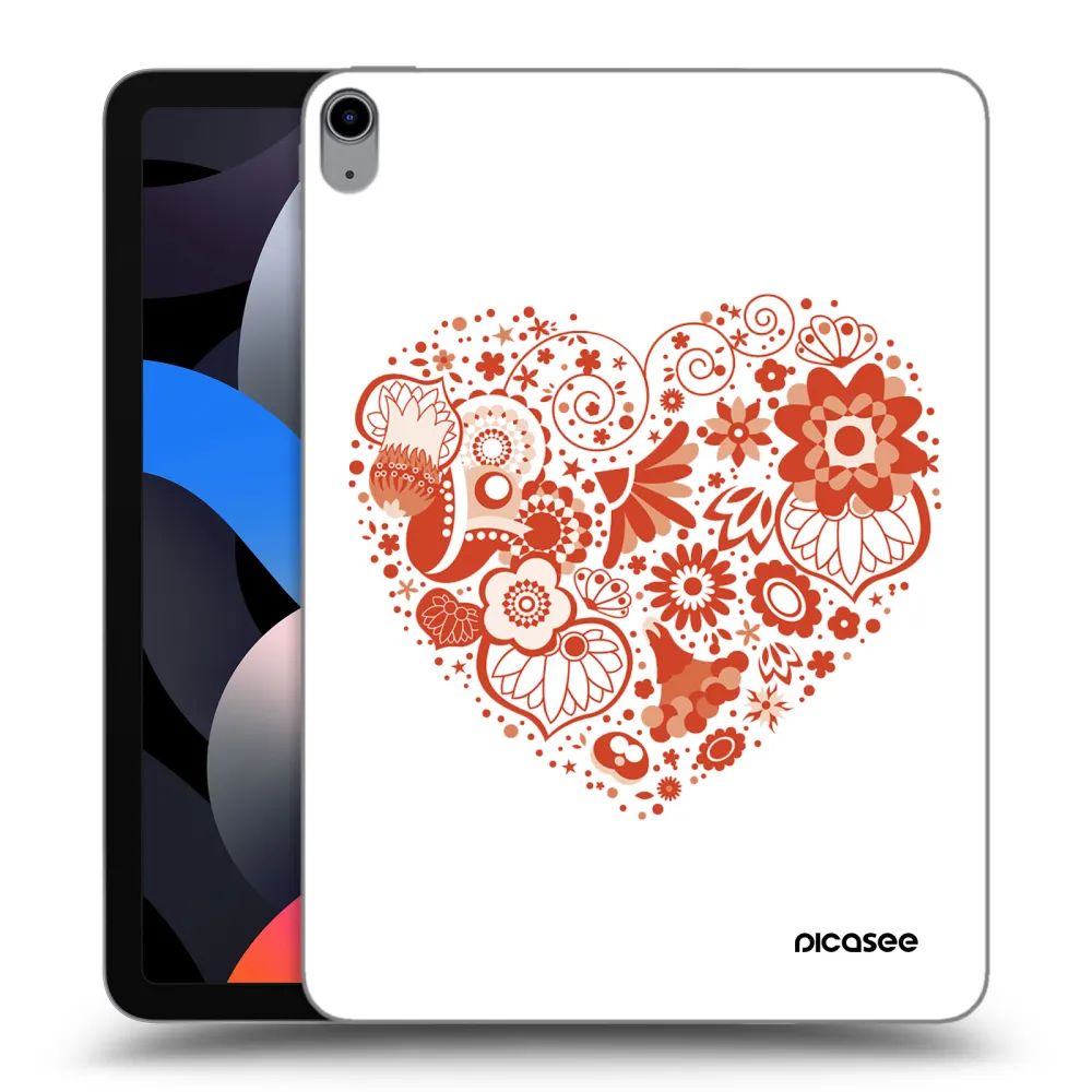 Picasee silikonski prozorni ovitek za Apple iPad Air 4 10.9" 2020 - Big heart