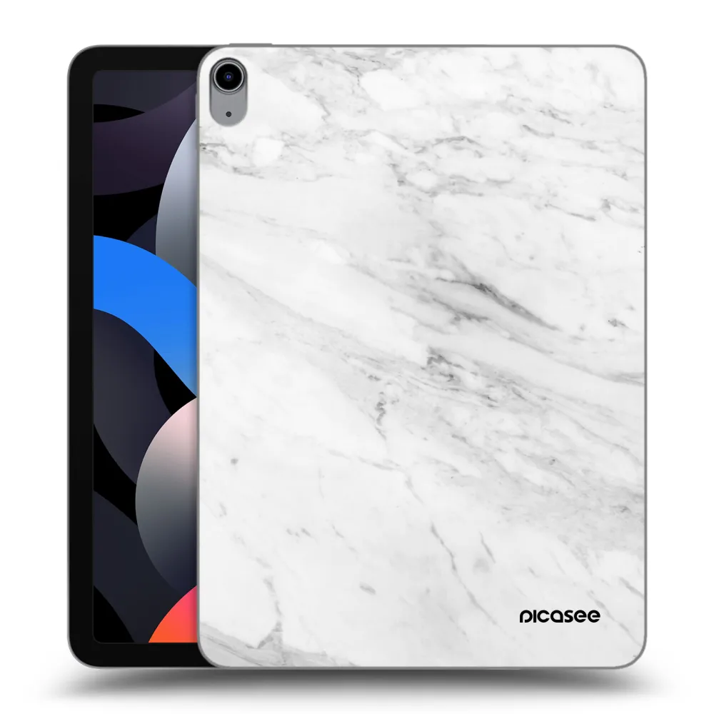 Picasee silikonski prozorni ovitek za Apple iPad Air 4 10.9" 2020 - White marble