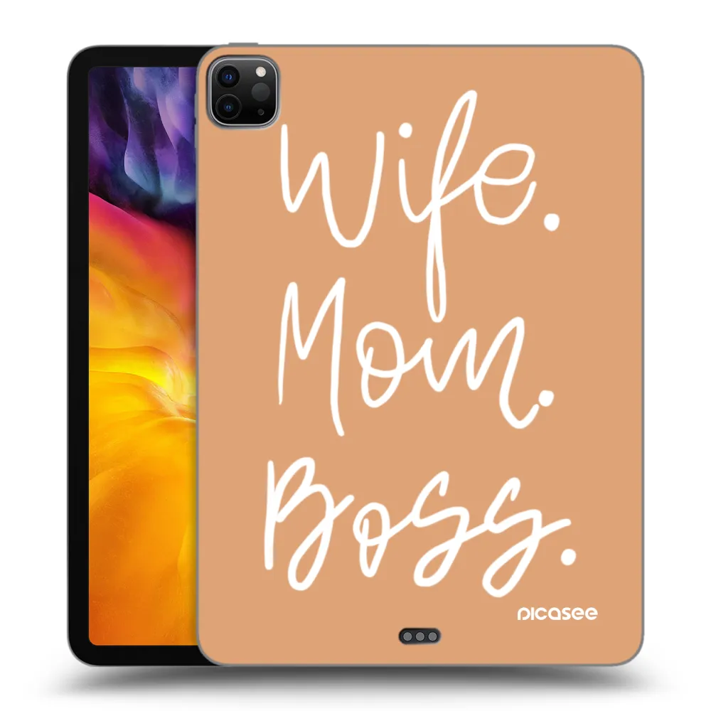 Picasee silikonski črni ovitek za Apple iPad Pro 11" 2020 (2.gen) - Boss Mama