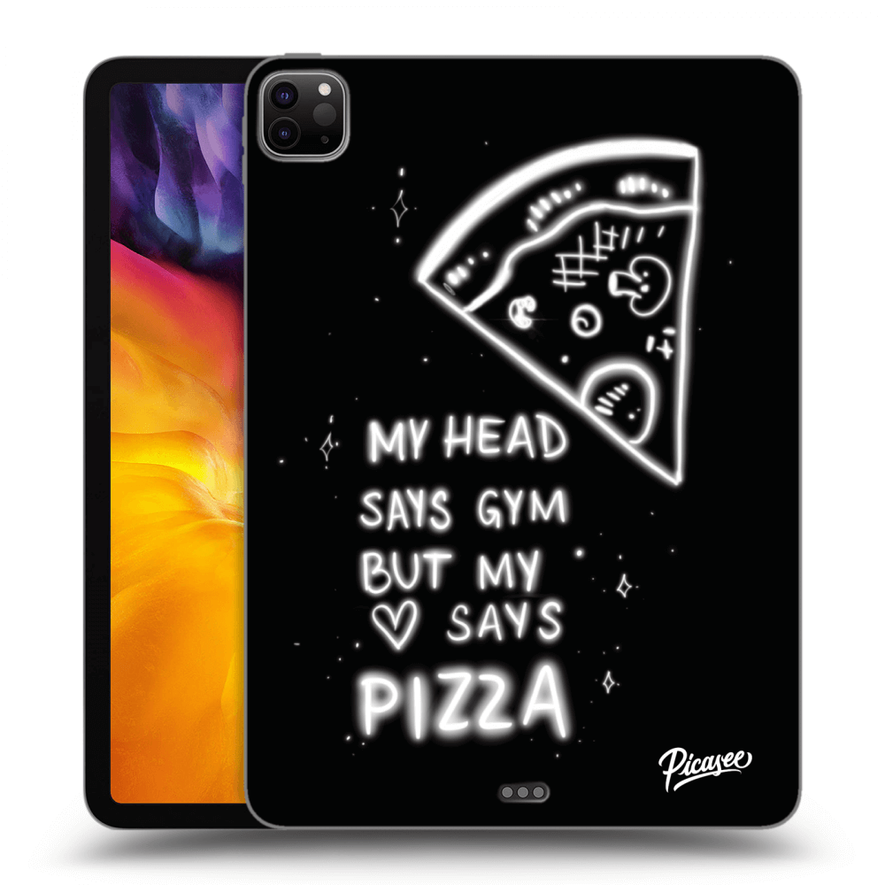 Picasee silikonski črni ovitek za Apple iPad Pro 11" 2020 (2.gen) - Pizza