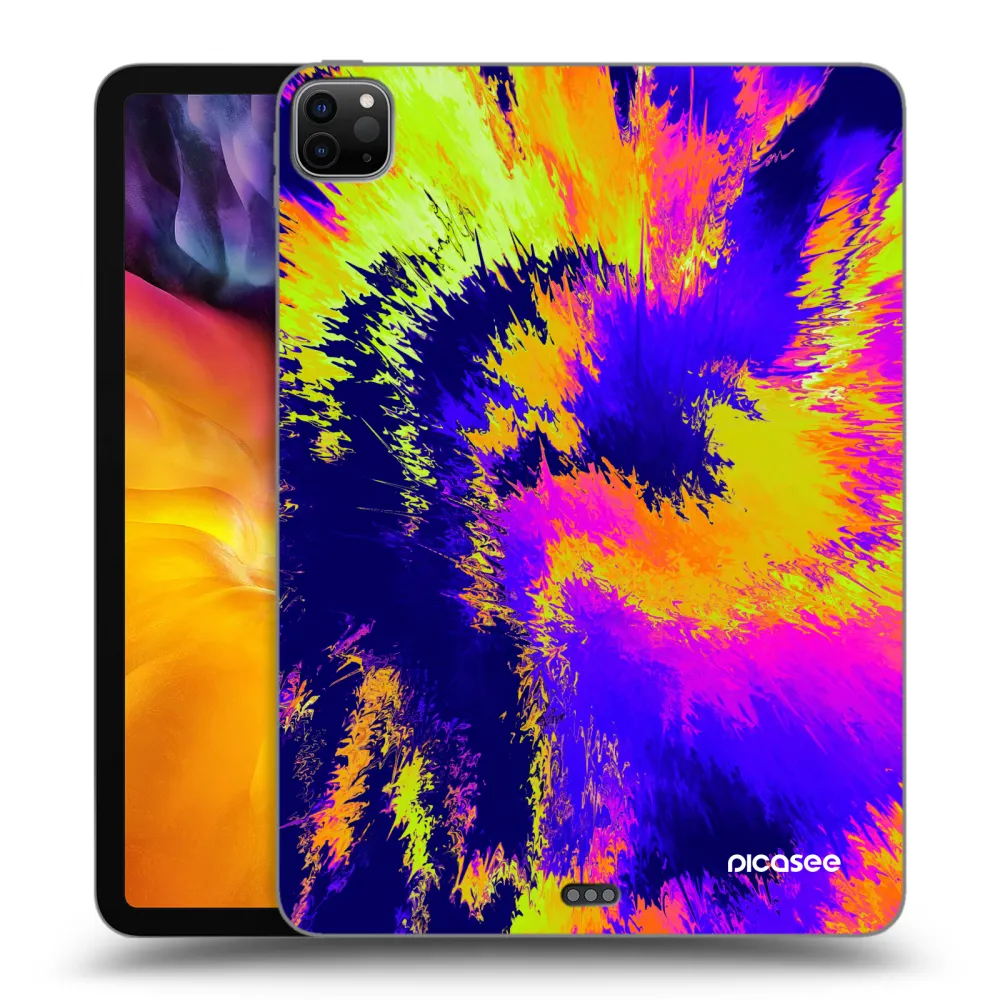 Picasee silikonski črni ovitek za Apple iPad Pro 11" 2020 (2.gen) - Burn