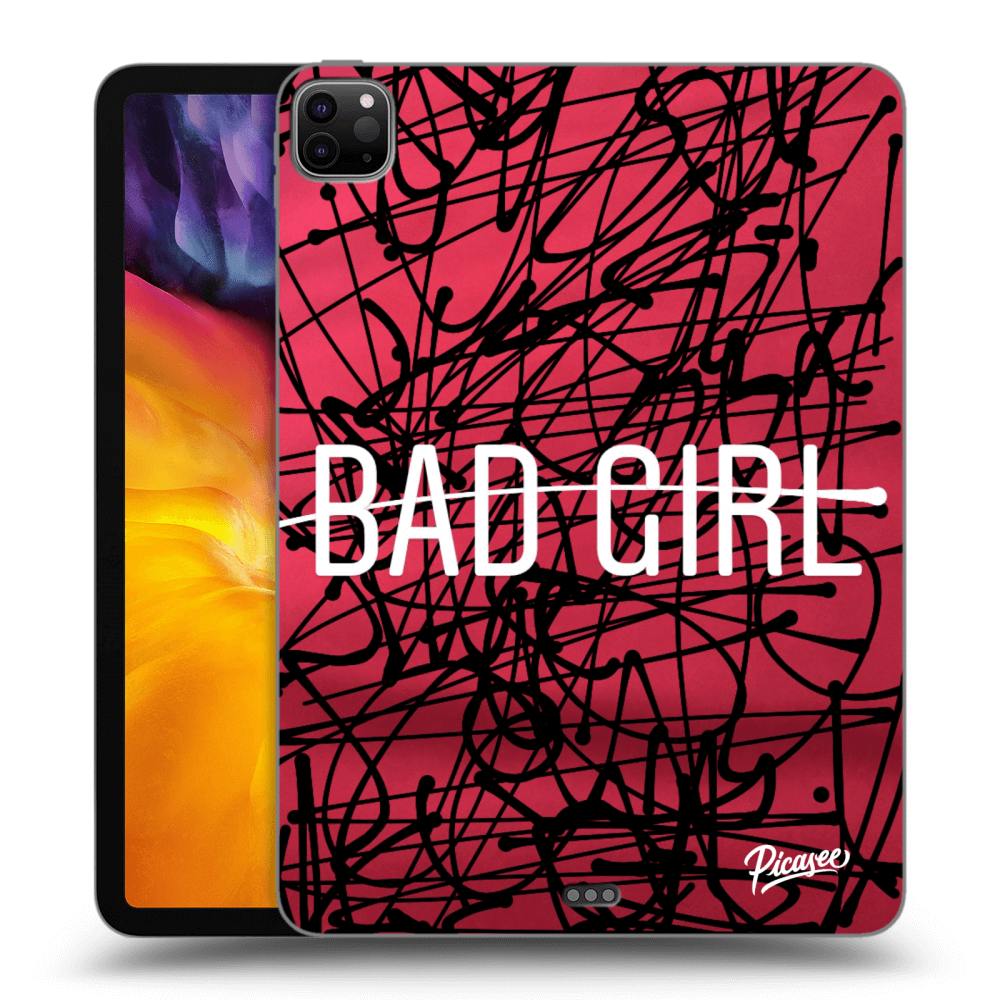 Picasee silikonski črni ovitek za Apple iPad Pro 11" 2020 (2.gen) - Bad girl