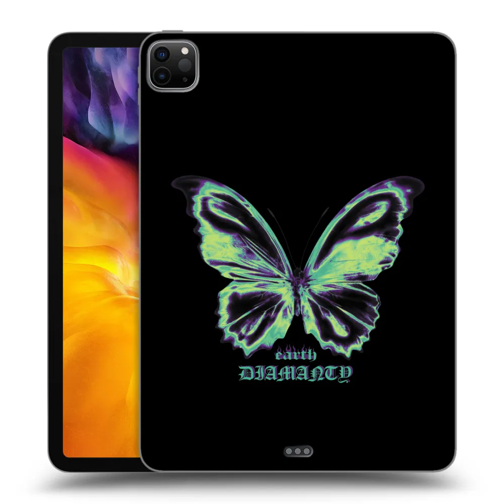 Picasee silikonski črni ovitek za Apple iPad Pro 11" 2020 (2.gen) - Diamanty Blue