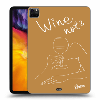 Picasee silikonski črni ovitek za Apple iPad Pro 11" 2020 (2.gen) - Wine not