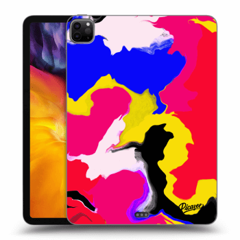 Picasee silikonski črni ovitek za Apple iPad Pro 11" 2020 (2.gen) - Watercolor