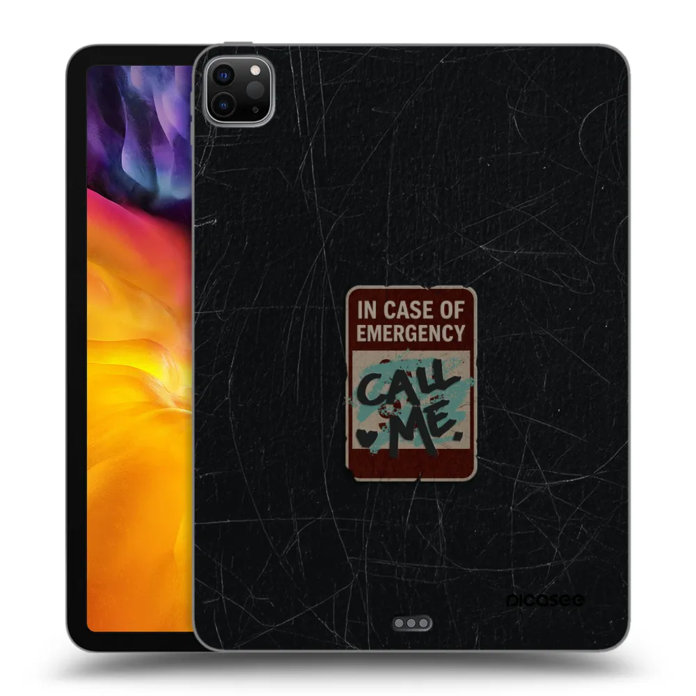 Picasee silikonski črni ovitek za Apple iPad Pro 11" 2020 (2.gen) - EMERGENCY