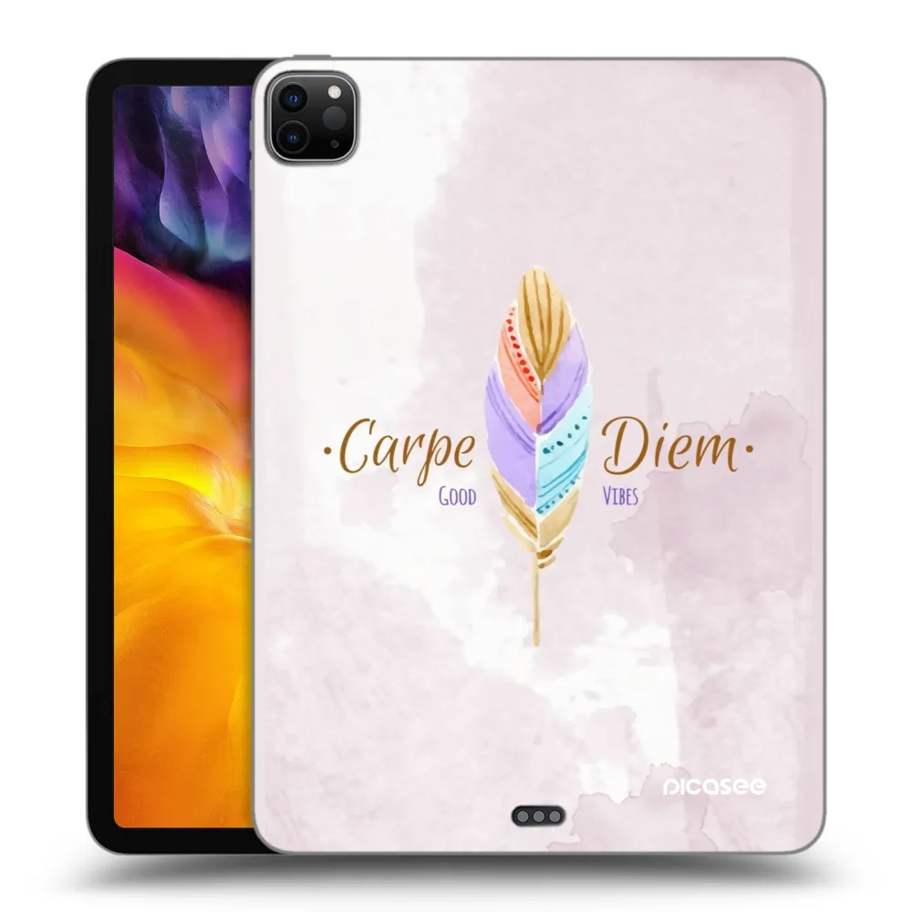 Picasee silikonski črni ovitek za Apple iPad Pro 11" 2020 (2.gen) - Carpe Diem