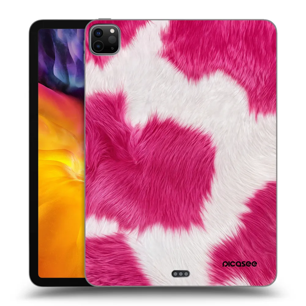 Picasee silikonski črni ovitek za Apple iPad Pro 11" 2020 (2.gen) - Pink Moo