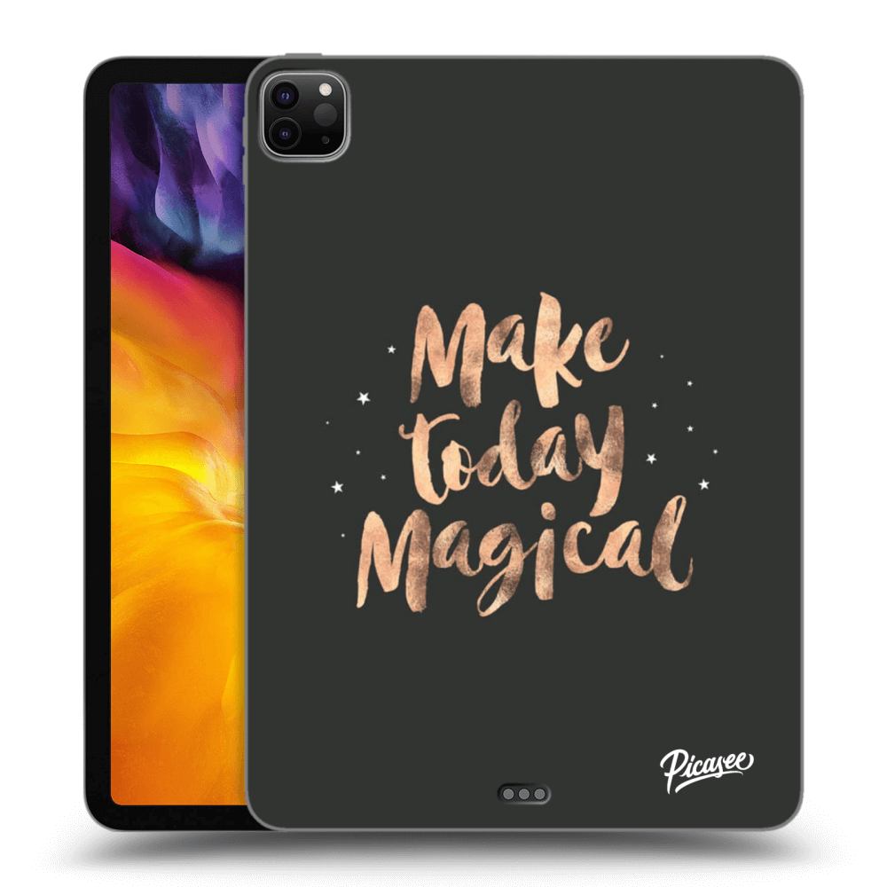 Picasee silikonski črni ovitek za Apple iPad Pro 11" 2020 (2.gen) - Make today Magical