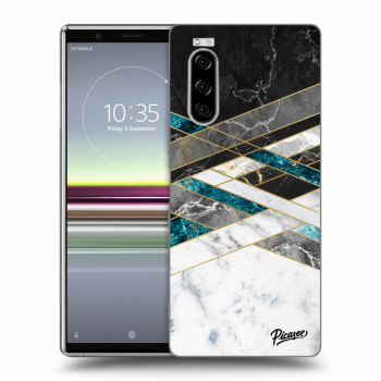 Ovitek za Sony Xperia 5 - Black & White geometry