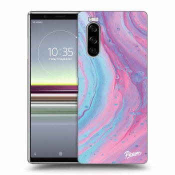 Ovitek za Sony Xperia 5 - Pink liquid