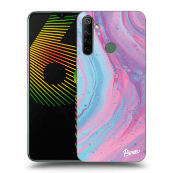 Ovitek za Realme 6i - Pink liquid