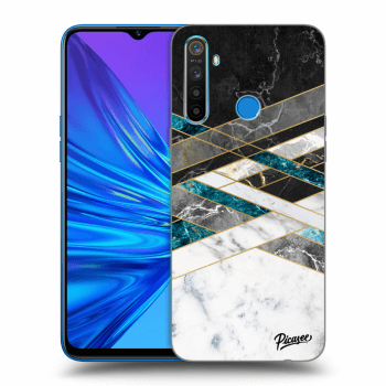 Ovitek za Realme 5 - Black & White geometry