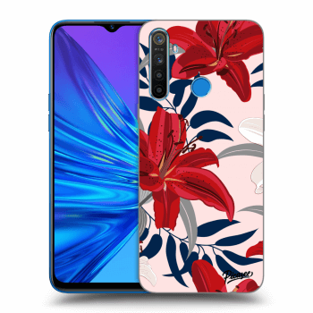 Ovitek za Realme 5 - Red Lily