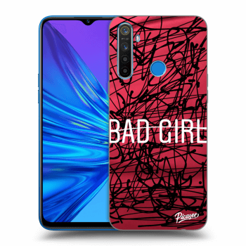 Picasee silikonski prozorni ovitek za Realme 5 - Bad girl