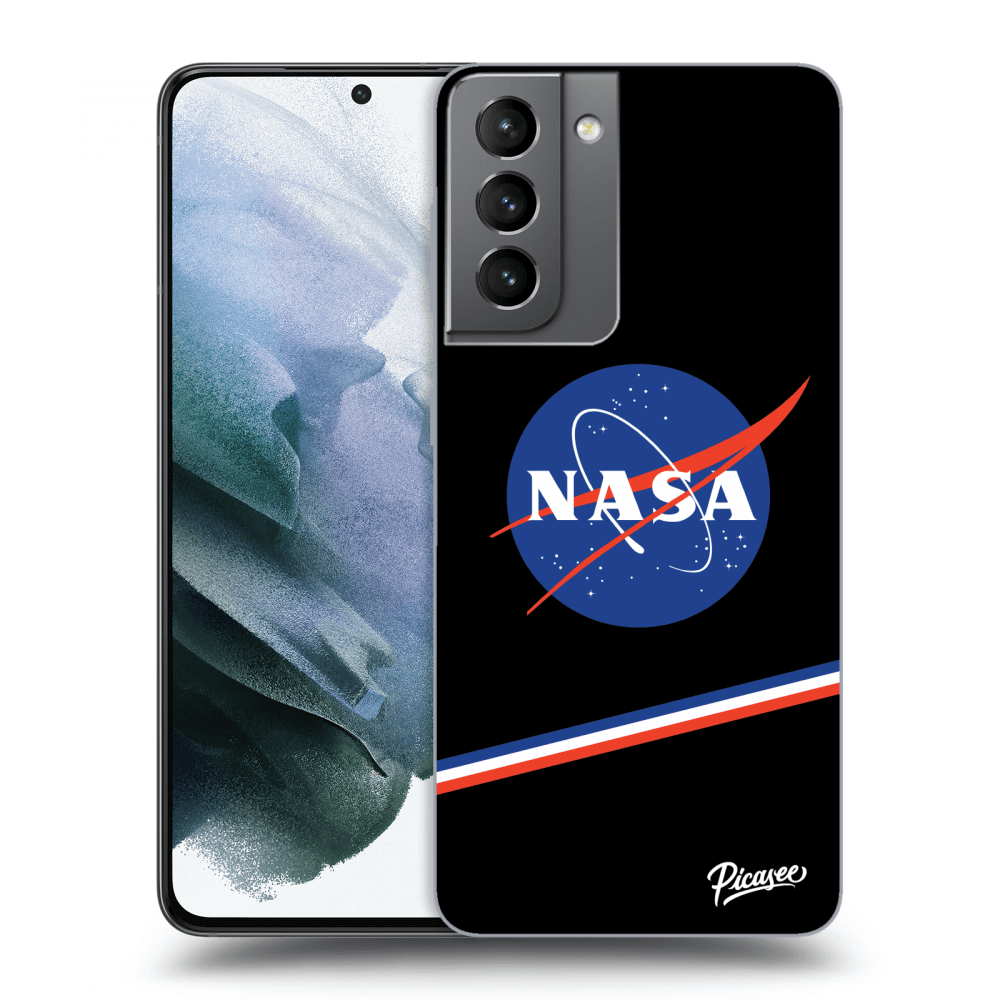 Picasee silikonski črni ovitek za Samsung Galaxy S21 5G G991B - NASA Original