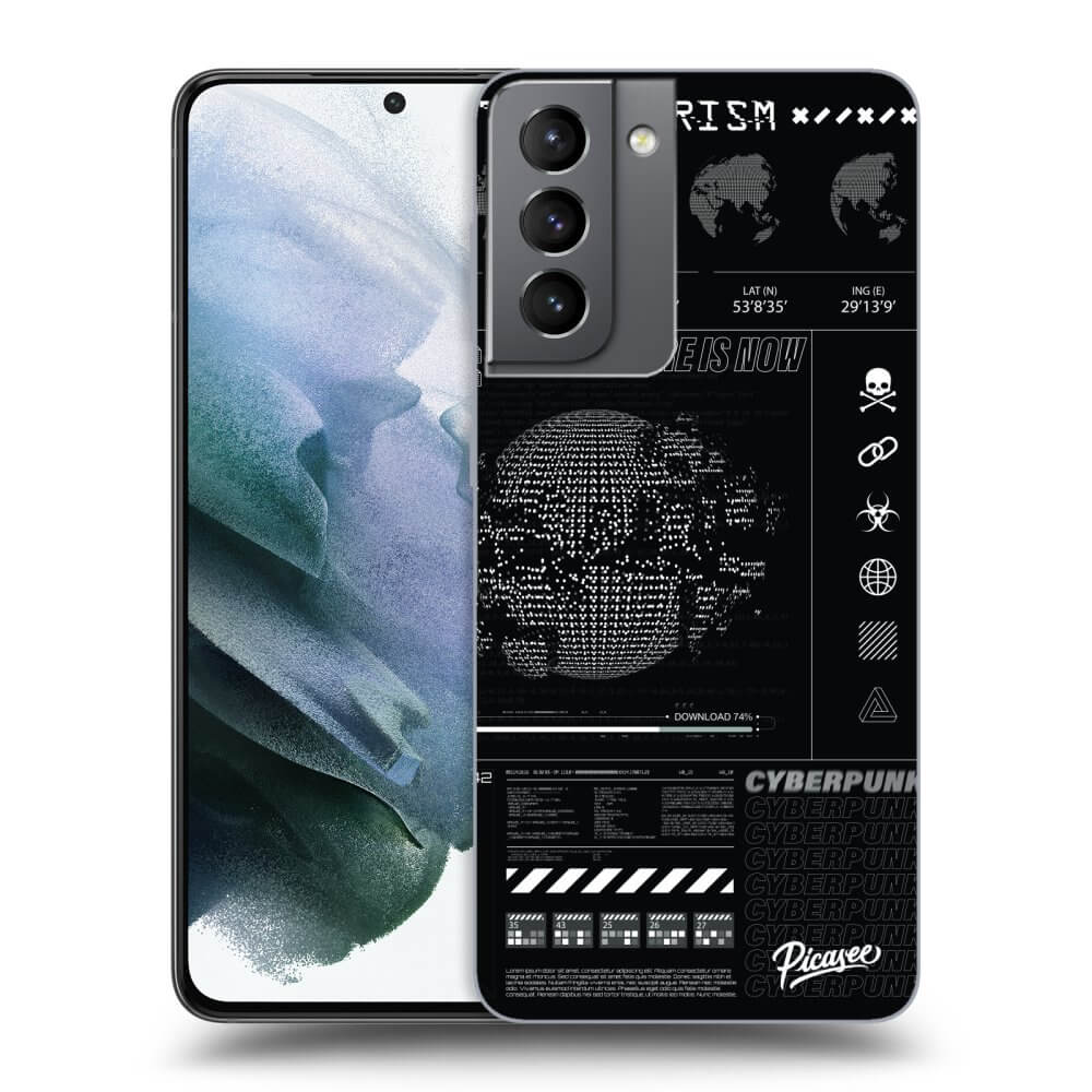 Picasee silikonski črni ovitek za Samsung Galaxy S21 5G G991B - FUTURE