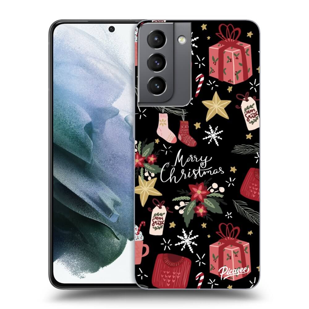 Picasee ULTIMATE CASE za Samsung Galaxy S21 5G G991B - Christmas