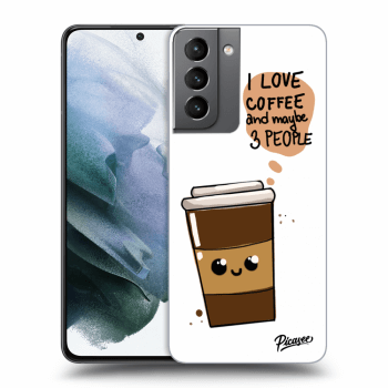 Ovitek za Samsung Galaxy S21 5G G991B - Cute coffee