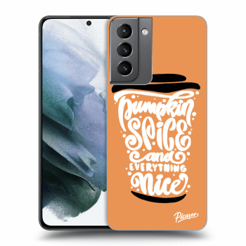 Ovitek za Samsung Galaxy S21 5G G991B - Pumpkin coffee