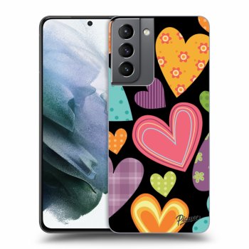 Ovitek za Samsung Galaxy S21 5G G991B - Colored heart