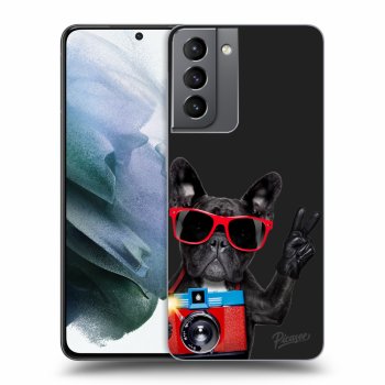 Ovitek za Samsung Galaxy S21 5G G991B - French Bulldog
