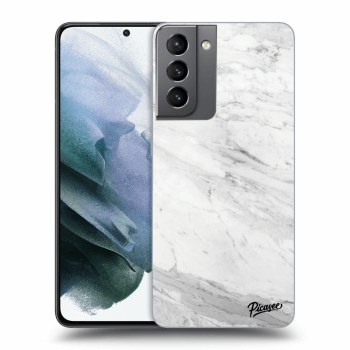 Ovitek za Samsung Galaxy S21 G991B - White marble