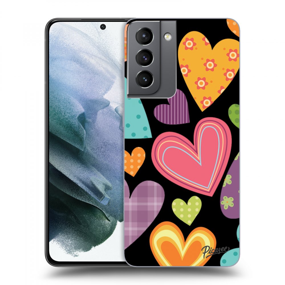 Picasee ULTIMATE CASE za Samsung Galaxy S21 5G G991B - Colored heart