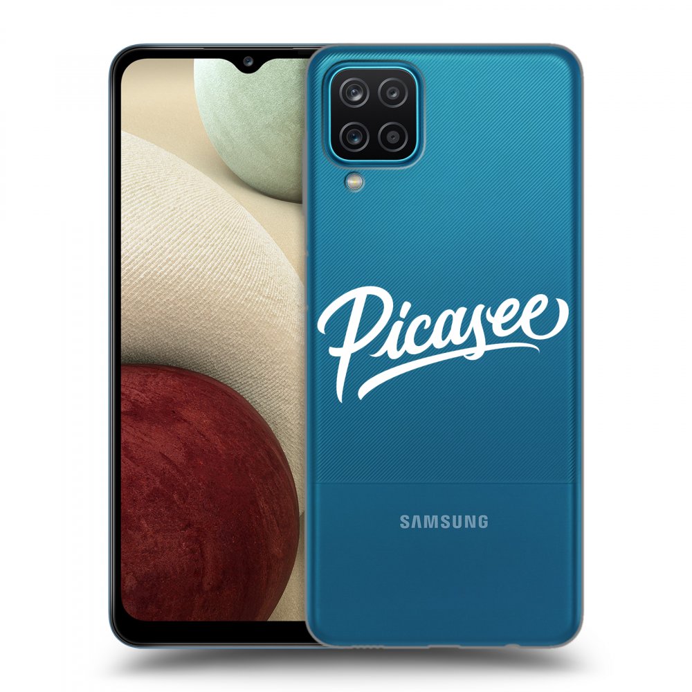 Picasee silikonski prozorni ovitek za Samsung Galaxy A12 A125F - Picasee - White