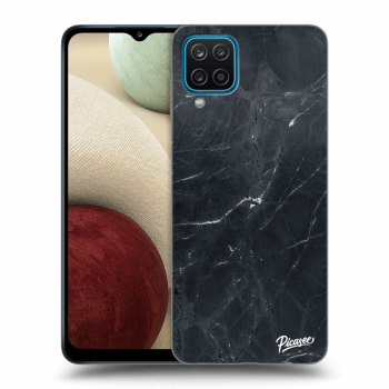 Picasee ULTIMATE CASE za Samsung Galaxy A12 A125F - Black marble