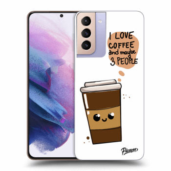 Ovitek za Samsung Galaxy S21+ 5G G996F - Cute coffee