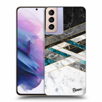 Ovitek za Samsung Galaxy S21+ G996F - Black & White geometry