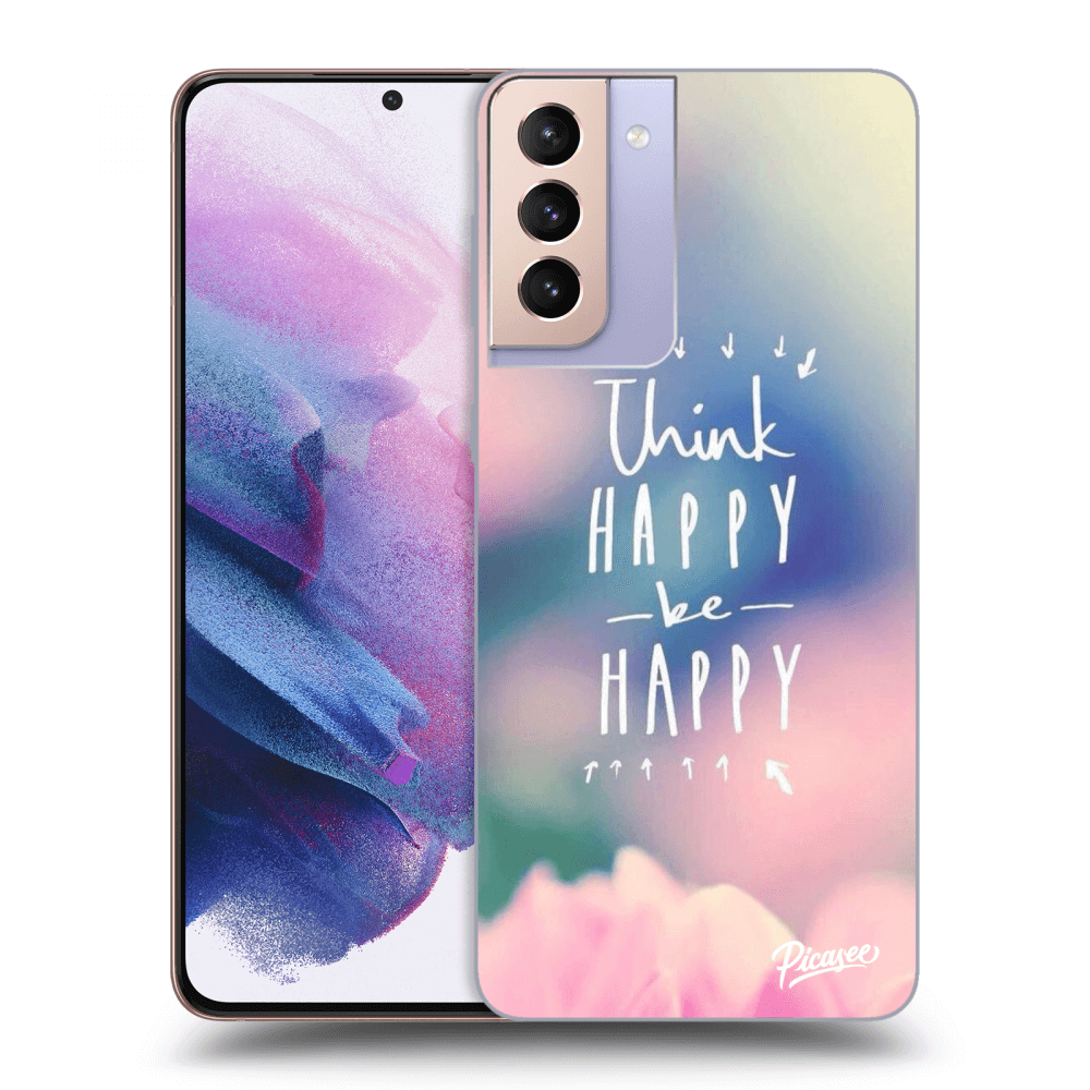 Picasee ULTIMATE CASE za Samsung Galaxy S21+ 5G G996F - Think happy be happy
