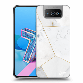 Ovitek za Asus Zenfone 7 ZS670KS - White tile