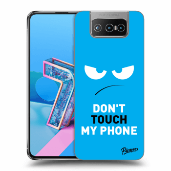 Ovitek za Asus Zenfone 7 ZS670KS - Angry Eyes - Blue