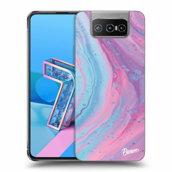 Ovitek za Asus Zenfone 7 ZS670KS - Pink liquid