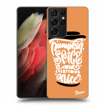 Ovitek za Samsung Galaxy S21 Ultra 5G G998B - Pumpkin coffee