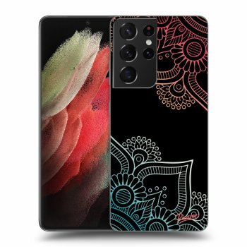 Ovitek za Samsung Galaxy S21 Ultra 5G G998B - Flowers pattern