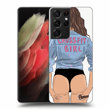 Picasee ULTIMATE CASE za Samsung Galaxy S21 Ultra 5G G998B - Crossfit girl - nickynellow