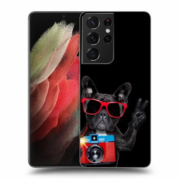 Ovitek za Samsung Galaxy S21 Ultra 5G G998B - French Bulldog