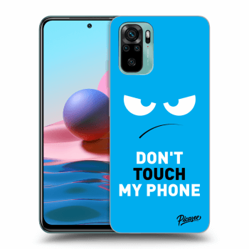 Ovitek za Xiaomi Redmi Note 10 - Angry Eyes - Blue