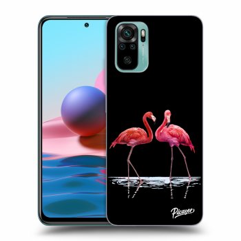 Ovitek za Xiaomi Redmi Note 10 - Flamingos couple