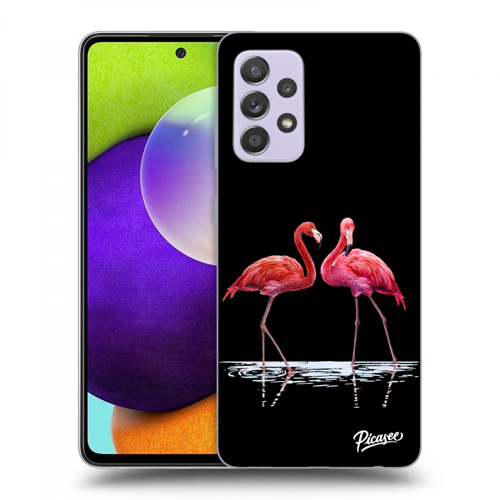 Picasee ULTIMATE CASE za Samsung Galaxy A52 A525F - Flamingos couple